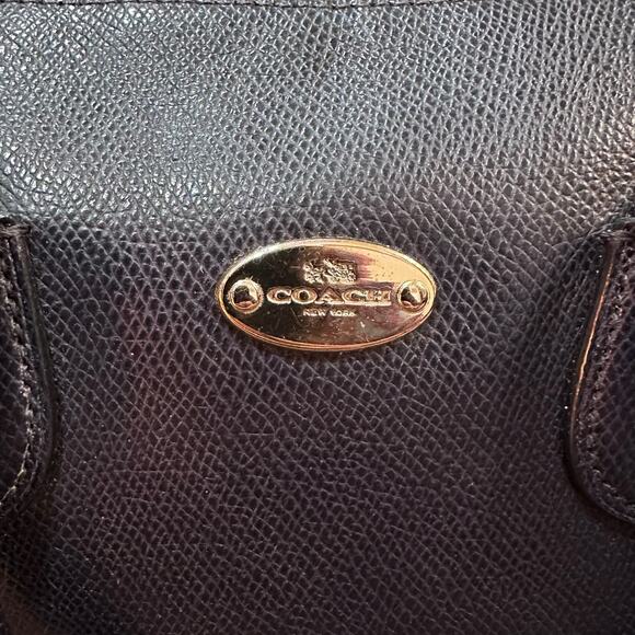 Coach Legacy Leather Mini Bennett Satchel – Black Crossgrain Handbag - Picture 4 of 7